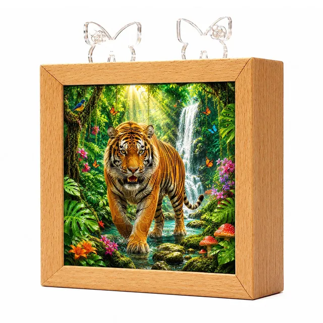 kaayee-night-light-jungle-tiger-king-puzzle-nachtlicht-holz image 1