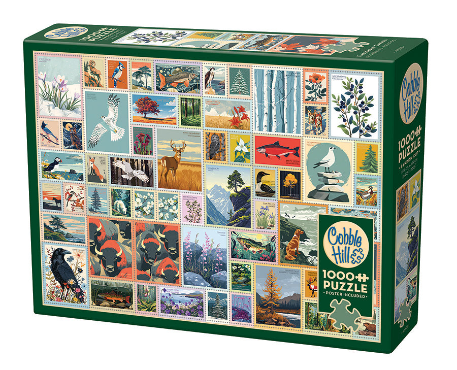 cobble-hill-1000-piece-emblems-of-canada-puzzle-1000-teile-kanada image 1