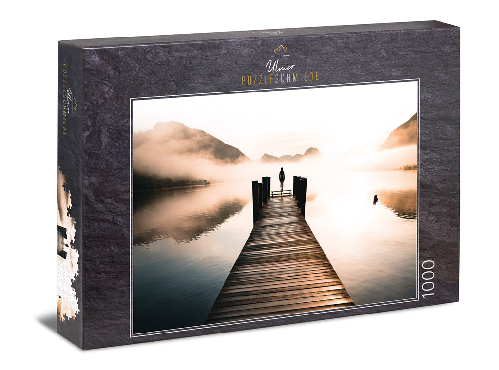 ulmer-puzzleschmiede-tauchen-1000-teile-puzzle-steg-nebel image 1