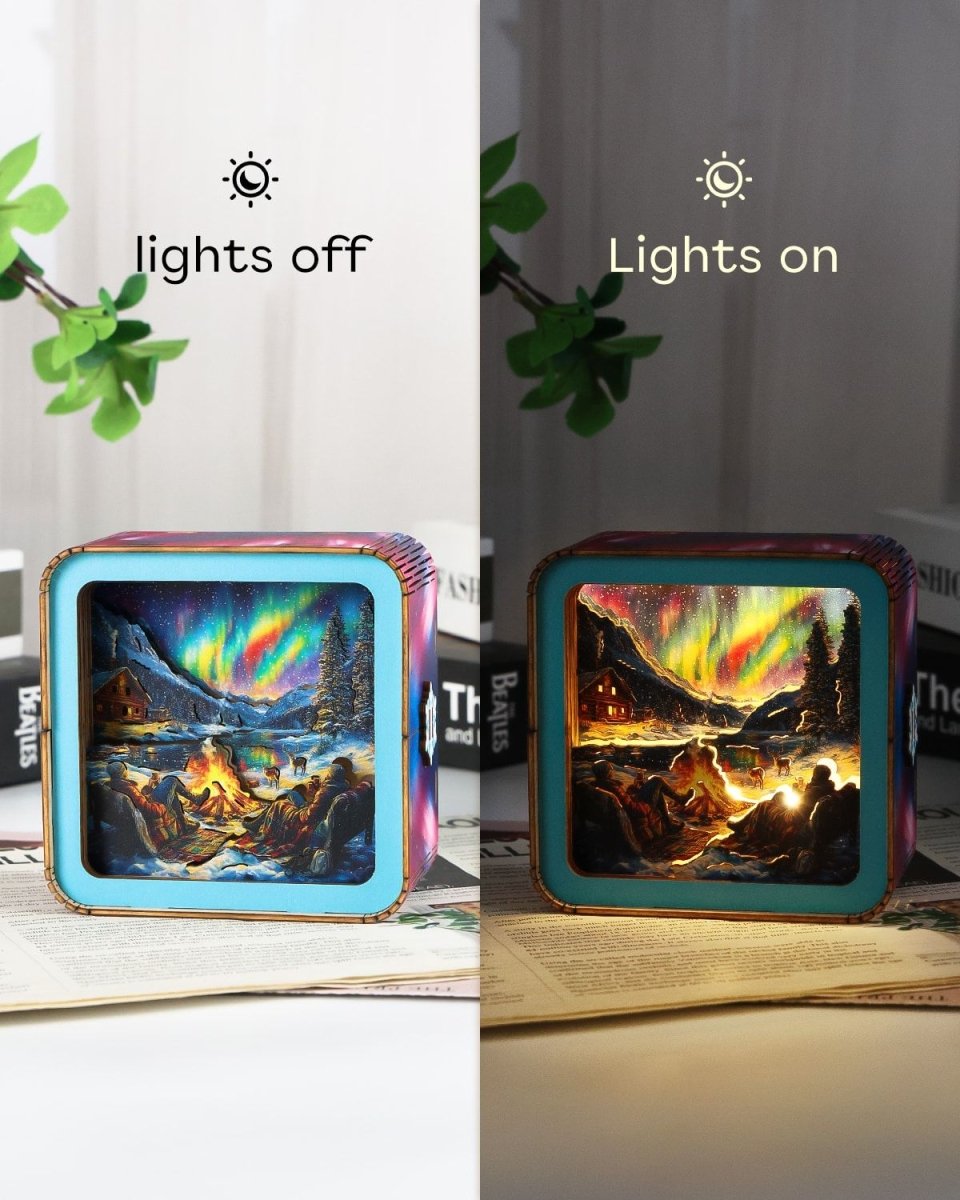 kaayee-night-light-aurora-holz-nachtlicht-bausatz-polarlicht image 2