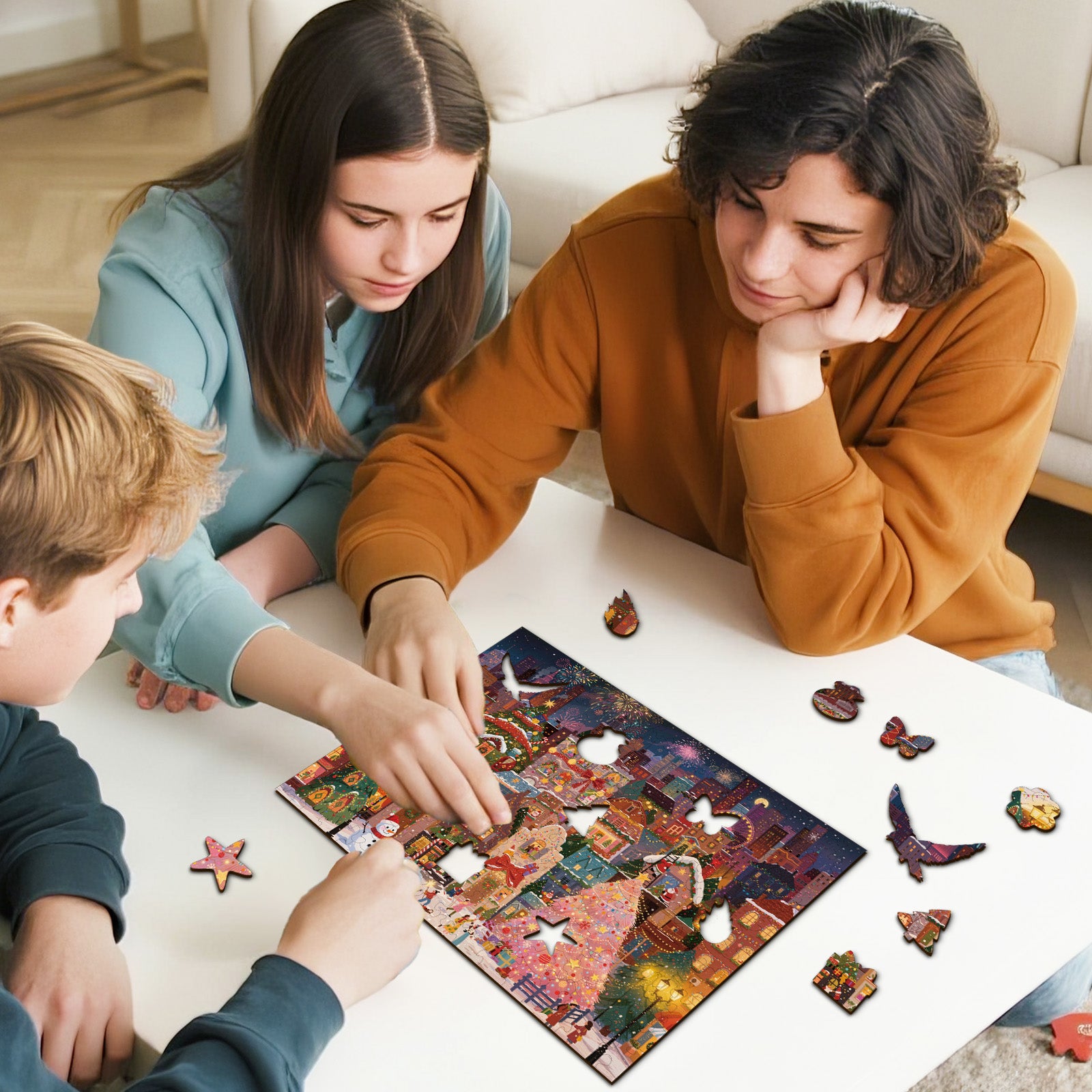kaayee-wooden-christmas-fireworks-town-holzpuzzle-large image 7