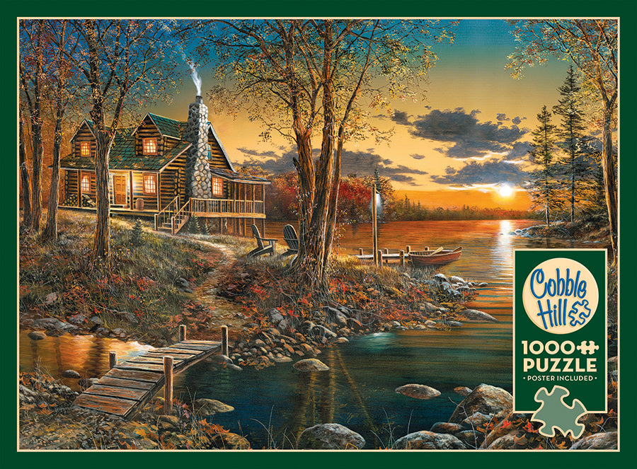 cobble-hill-1000-piece-comforts-of-home-puzzle-herbst-h-tte image 2