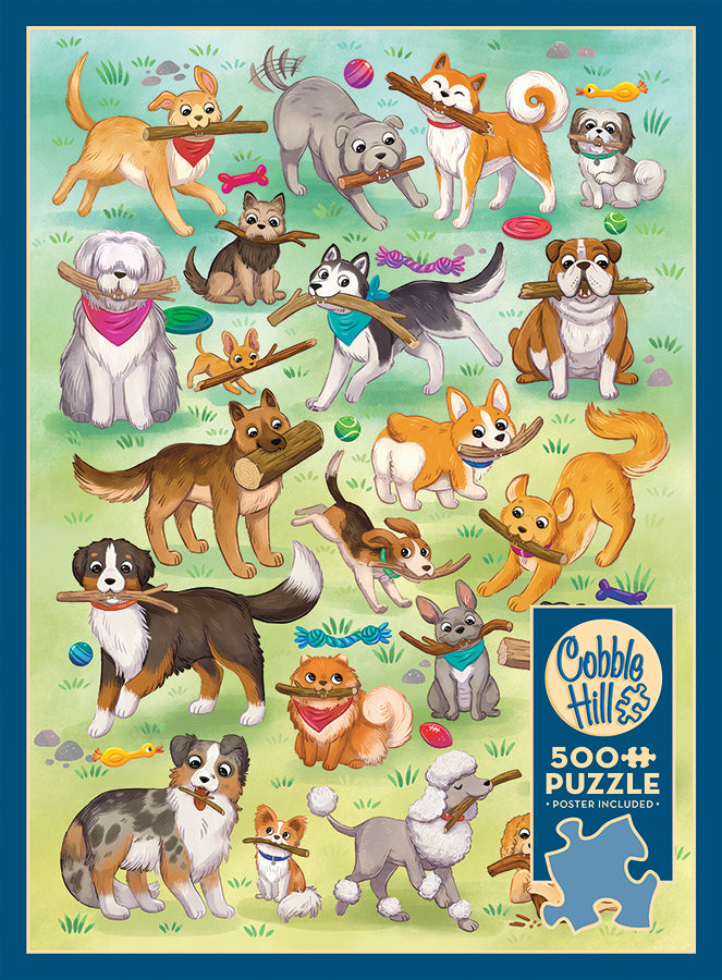 cobble-hill-fetch-puzzle-500-teile-hunde-portrait image 4