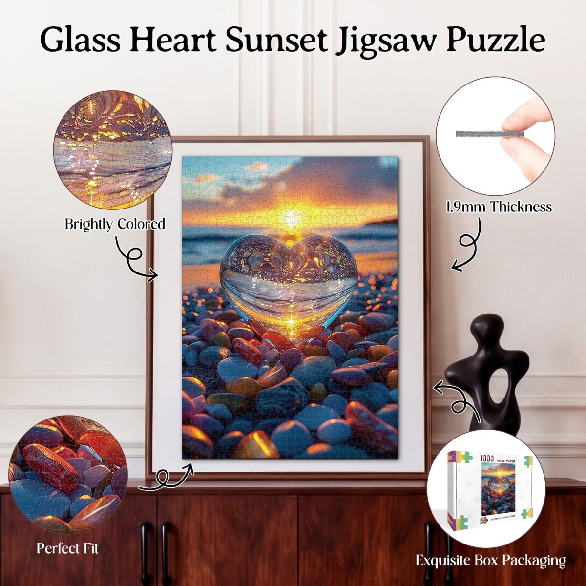 kaayee-glass-heart-sunset-puzzle-1000-teile-standard-edition image 3