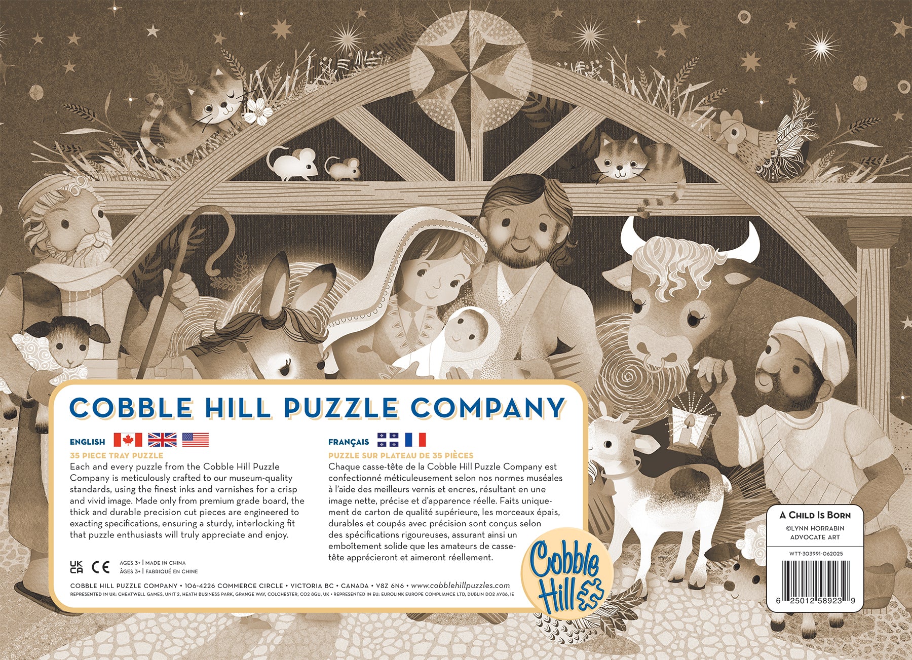 cobble-hill-tray-puzzles-a-child-is-born-puzzle-35-teile-krippe image 2