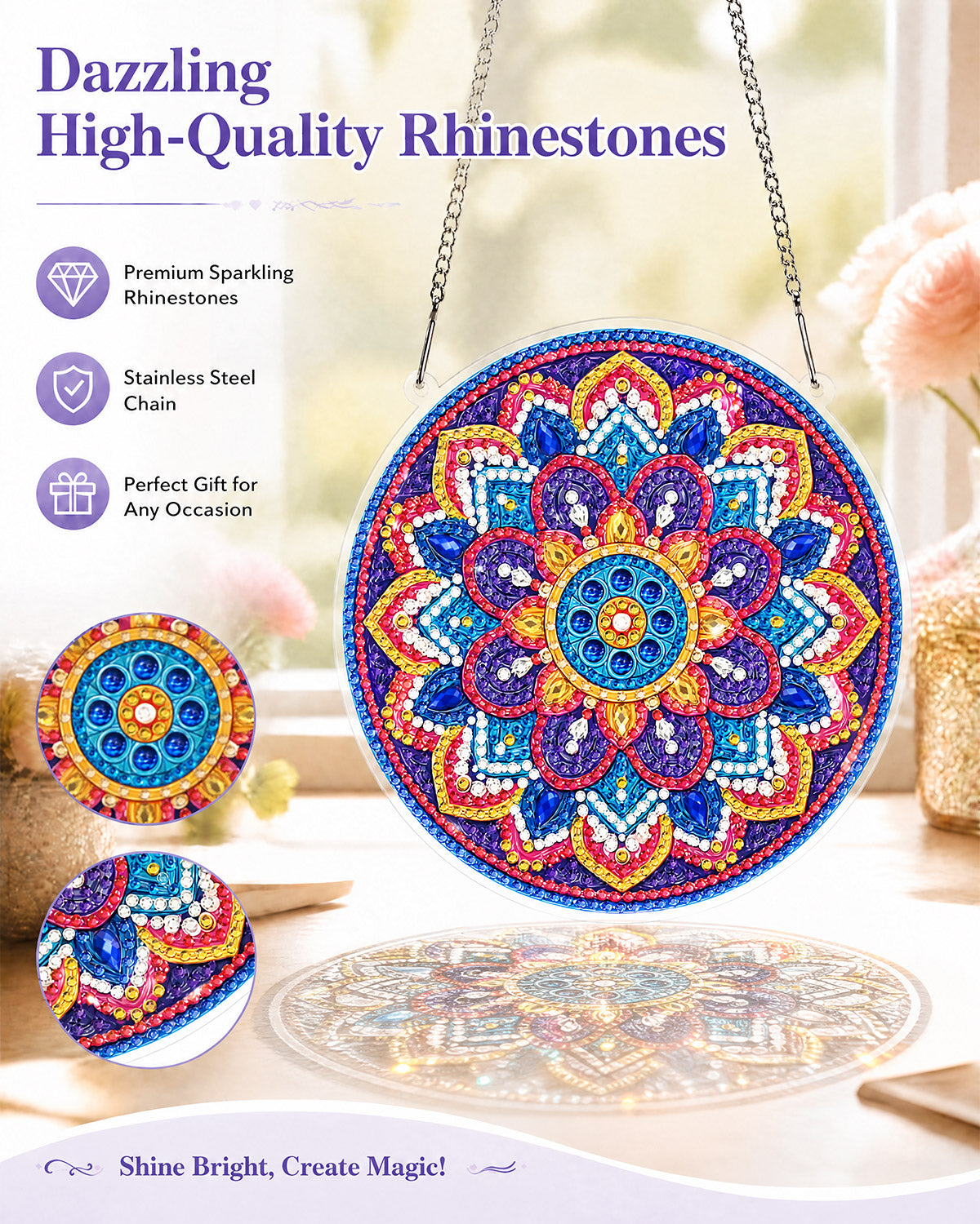 kaayee-suncatcher-puzzle-radiant-mandala-diamond-art-set image 4