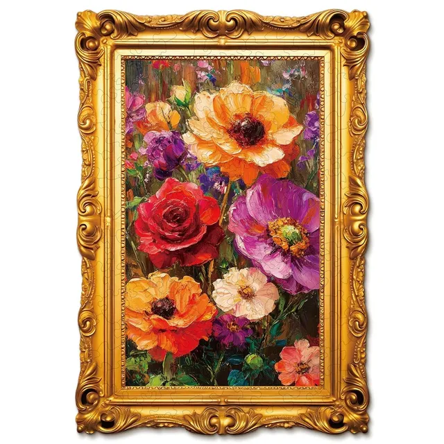kaayee-wooden-puzzle-holzpuzzle-decorative-blooms-medium image 1
