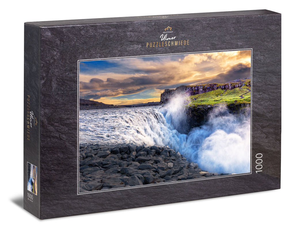 ulmer-puzzleschmiede-island-puzzle-1000-teile-dettifoss-wasserfall image 1