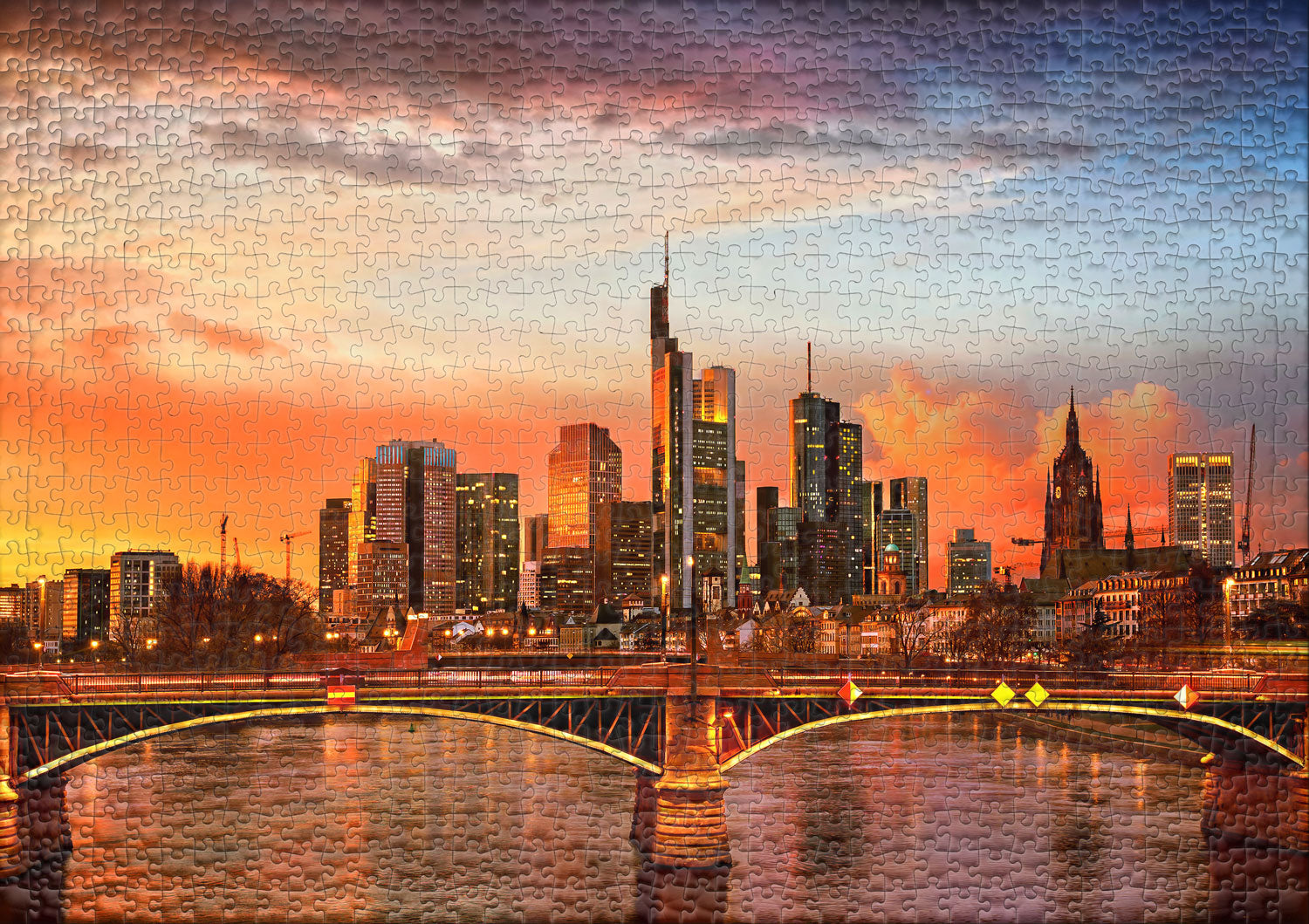 ulmer-puzzleschmiede-frankfurt-skyline-puzzle-1000-teile-stadt image 2