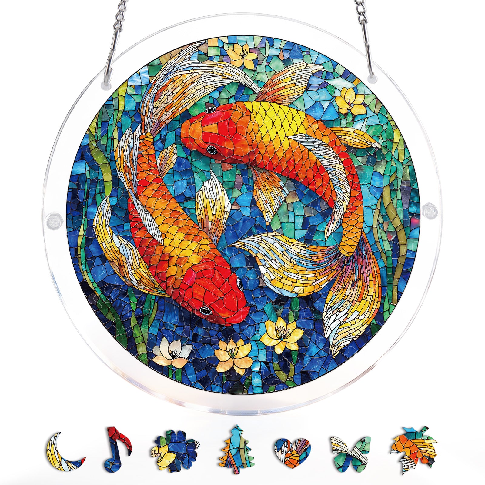 kaayee-suncatcher-puzzle-koi-dream-pond-fensterbild-small image 3