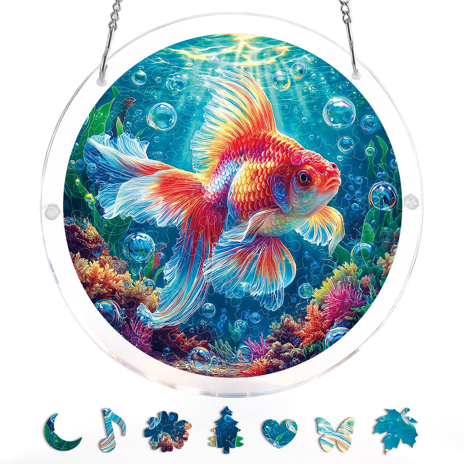 kaayee-starflame-goldfish-suncatcher-medium-gold image 3