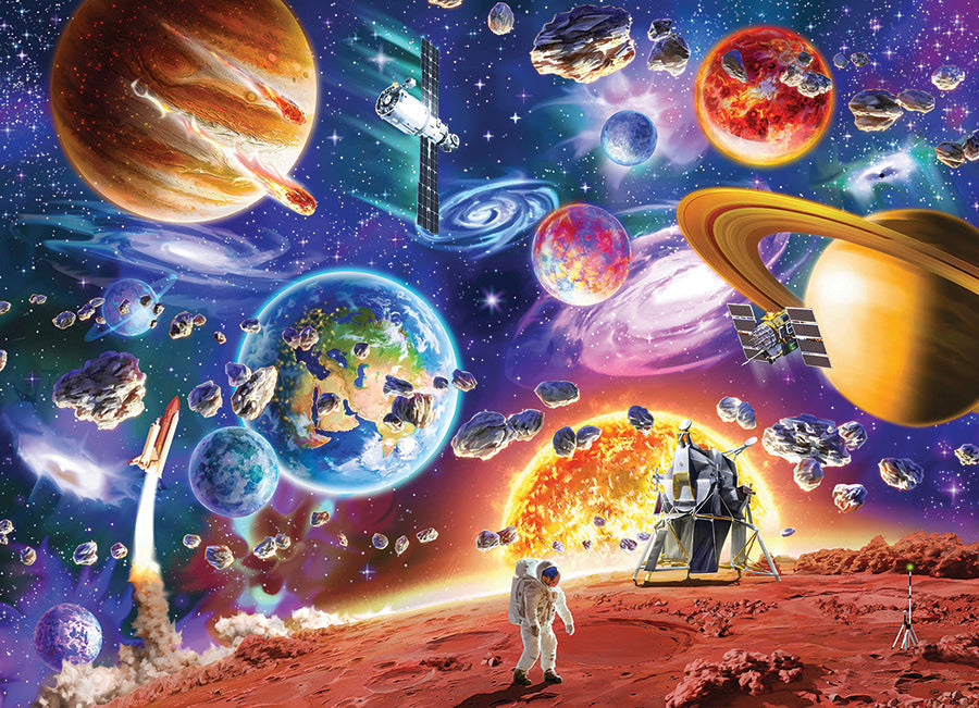 cobble-hill-family-pieces-350-space-travels-puzzle-350-teile image 2
