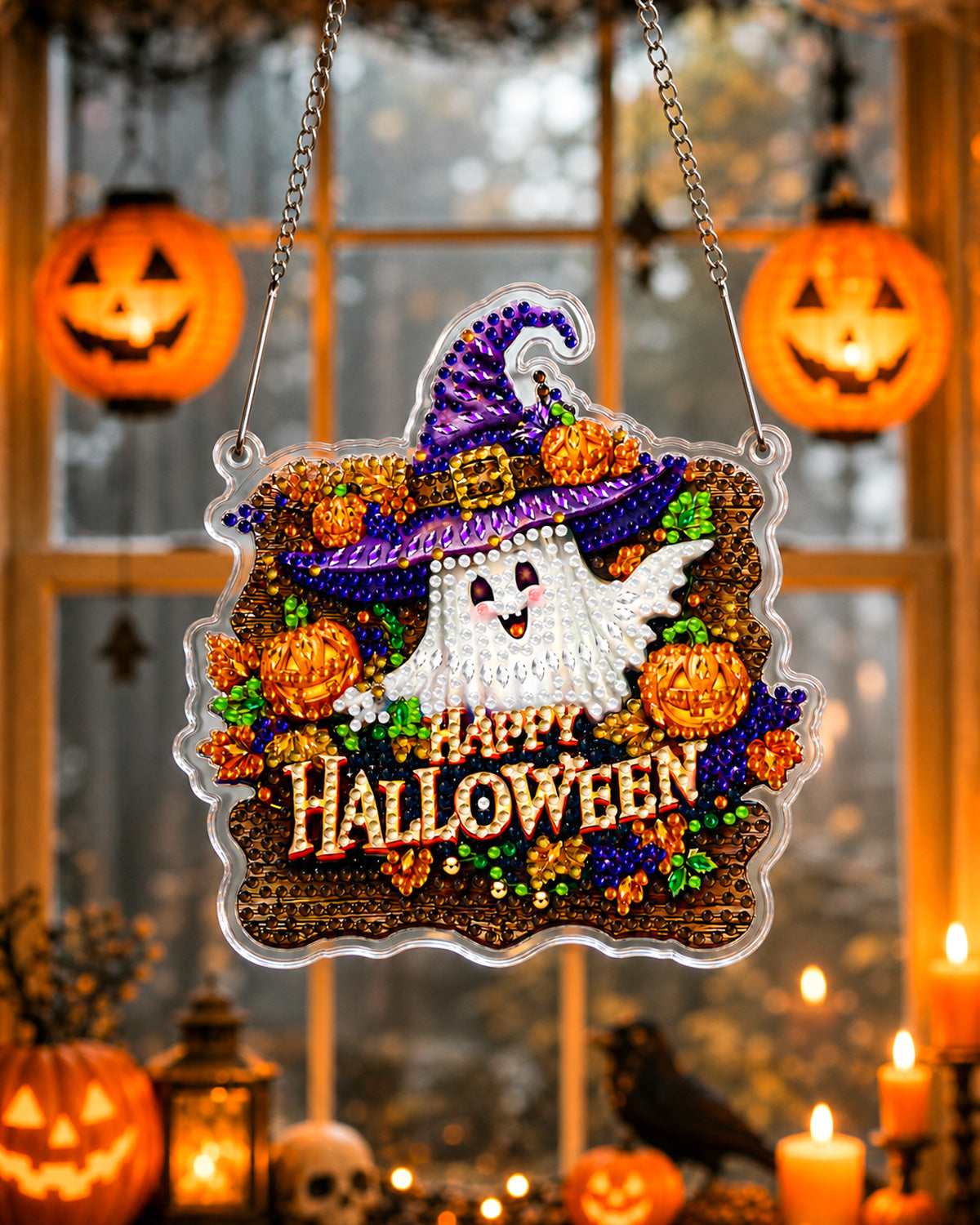 kaayee-suncatcher-halloween-ghost-diamond-art-fensterbild image 2