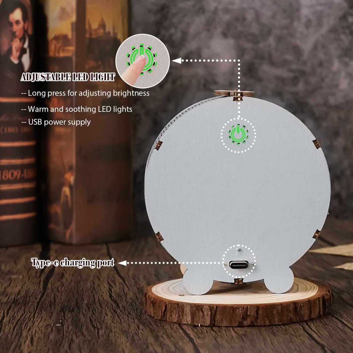 kaayee-night-light-ancient-dragon-3d-holzpuzzle-dimmbare-lampe image 4