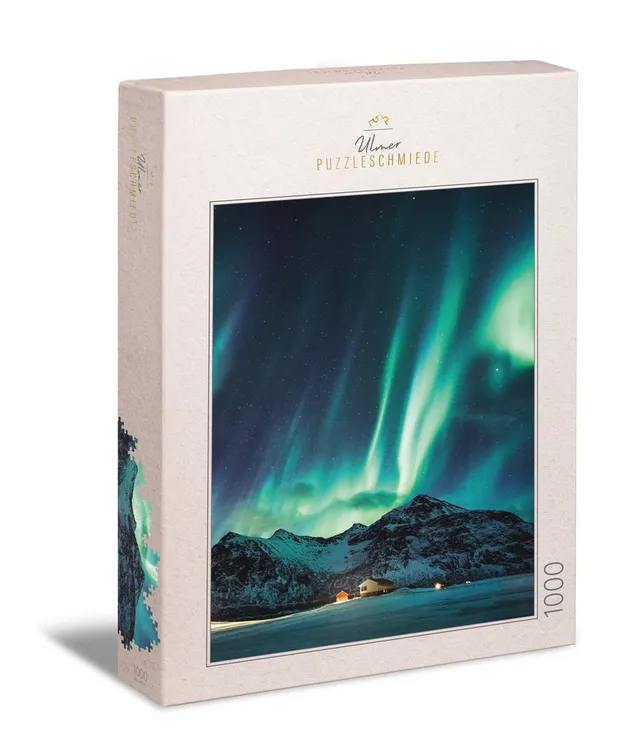 ulmer-puzzleschmiede-puzzle-1000-teile-polarlicht-norwegen image 1
