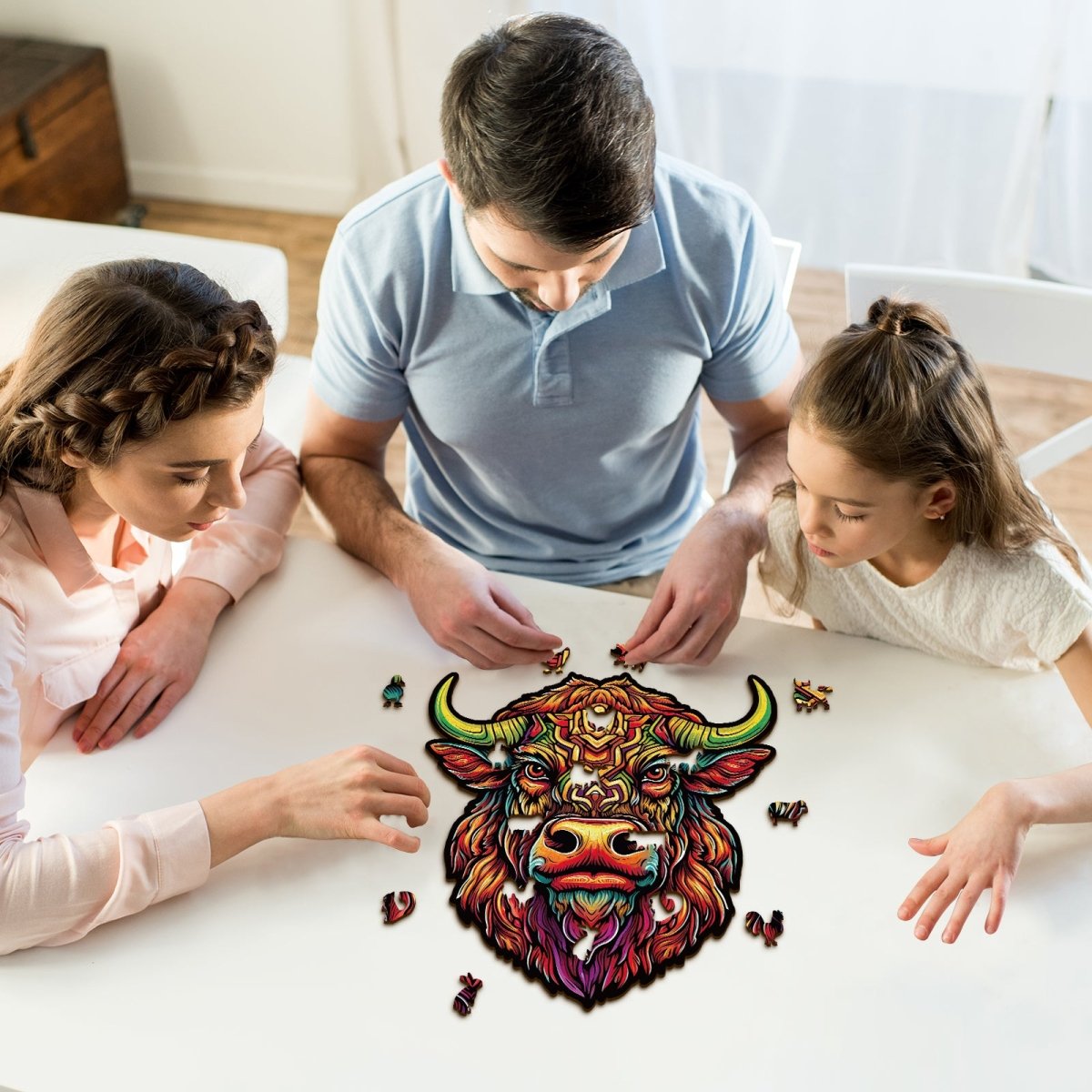 kaayee-wooden-puzzle-angry-bull-holzpuzzle-medium-stier image 6
