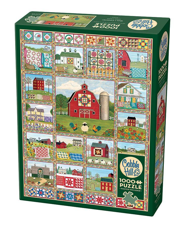 cobble-hill-1000-piece-quilt-country-puzzle-1000-teile-farm image 1