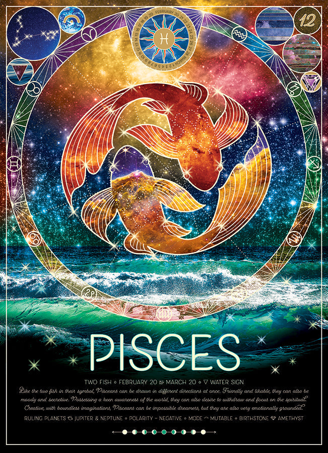 cobble-hill-500-piece-pisces-puzzle-500-teile-sternzeichen image 2
