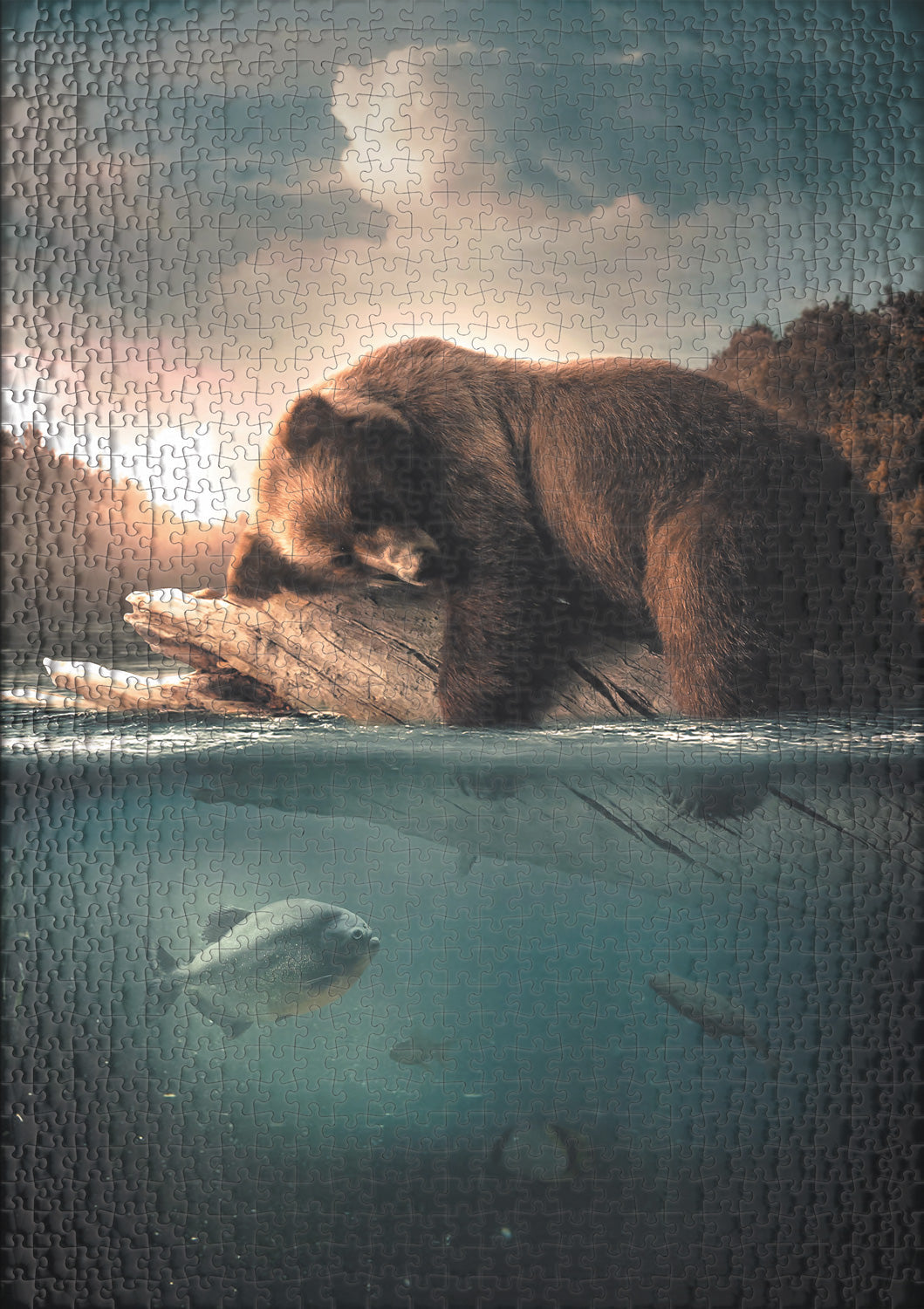 ulmer-puzzleschmiede-silent-river-puzzle-1000-teile-b-r-alaska image 2