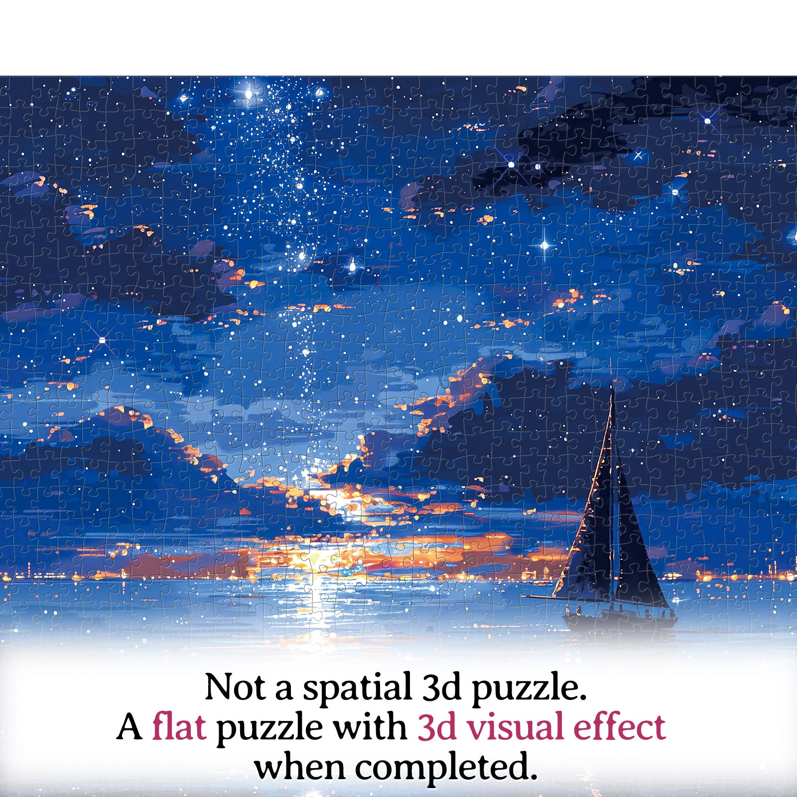 kaayee-1000-teile-puzzle-moonlit-seascape-eco-white-board image 7