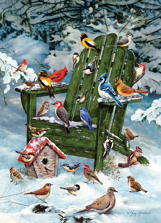 cobble-hill-1000-piece-for-the-birds-puzzle-1000-teile-winter image 2