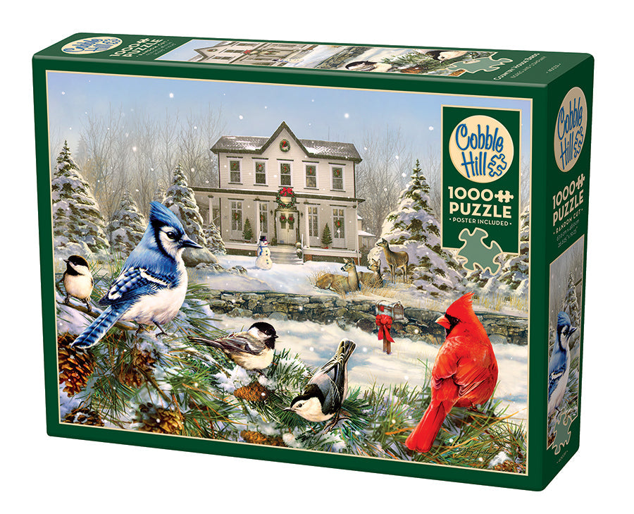 cobble-hill-1000-piece-country-house-birds-puzzle-1000-teile-v-gel image 1
