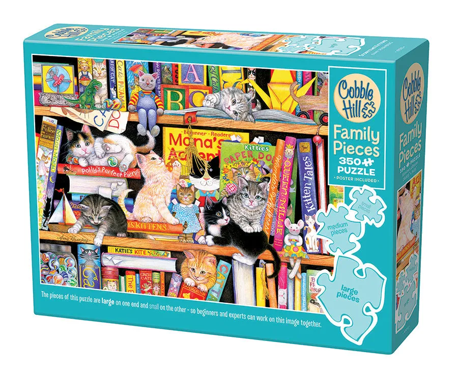 cobble-hill-family-pieces-350-storytime-kittens-puzzle-katzen image 1