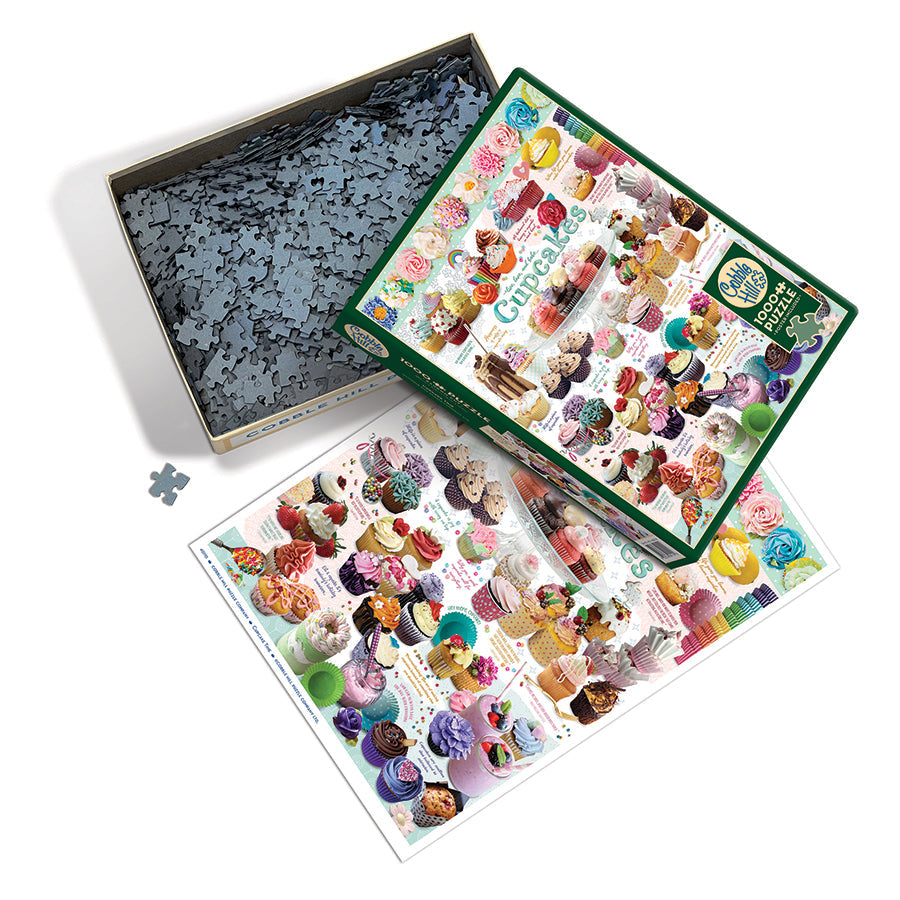 cobble-hill-1000-piece-cupcake-time-puzzle-1000-teile-dessert image 3