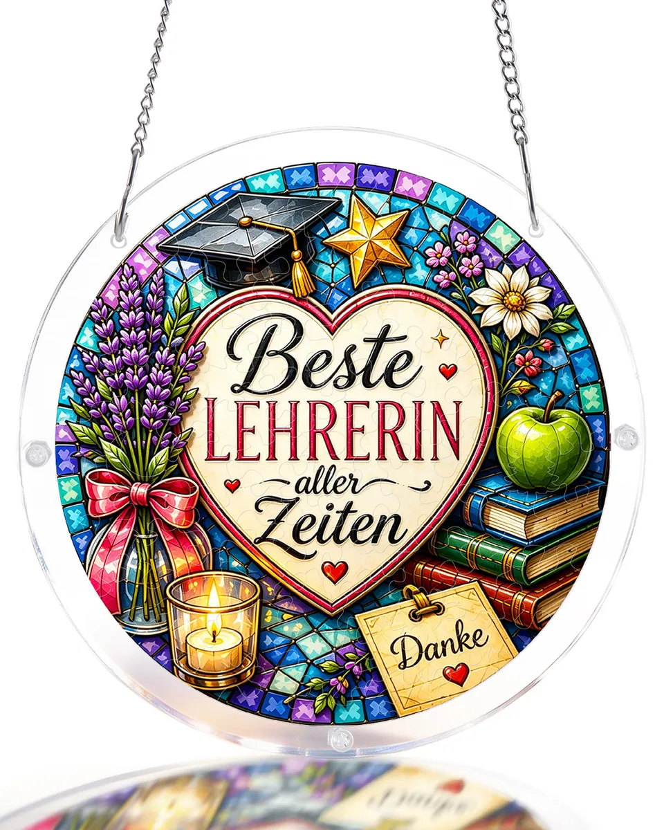 kaayee-suncatcher-puzzle-female-teacher-fensterbild-small image 1