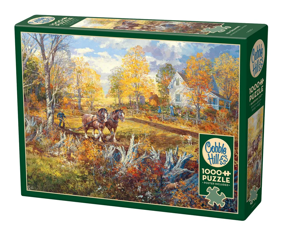 cobble-hill-1000-piece-new-beginning-puzzle-1000-teile-pferde image 1