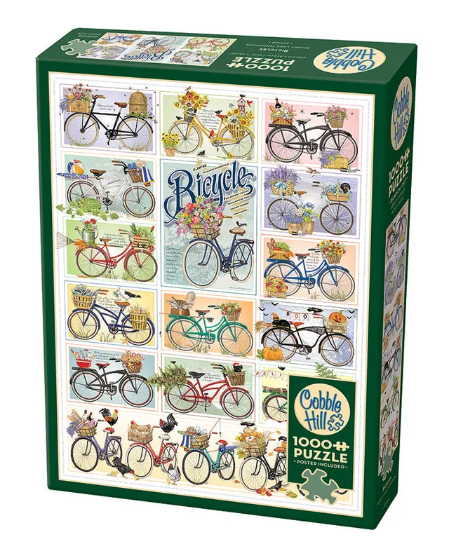 cobble-hill-1000-bicycles-puzzle-1000-teile-fahrr-der image 1