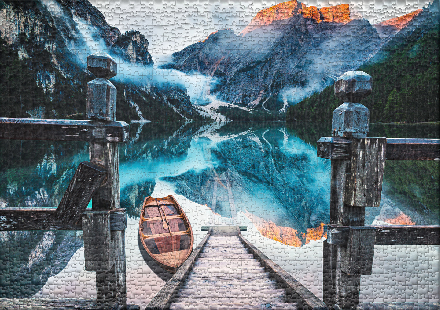 ulmer-puzzleschmiede-puzzle-2000-teile-wildsee-bergsee-puzzle image 2
