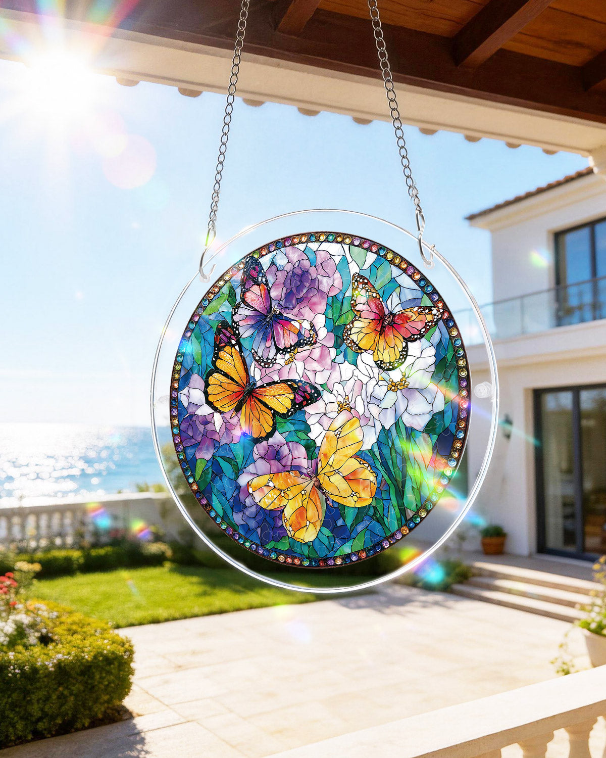 kaayee-suncatcher-puzzle-butterflies-in-bloom-acrylpuzzle-medium-20-8-cm image 5
