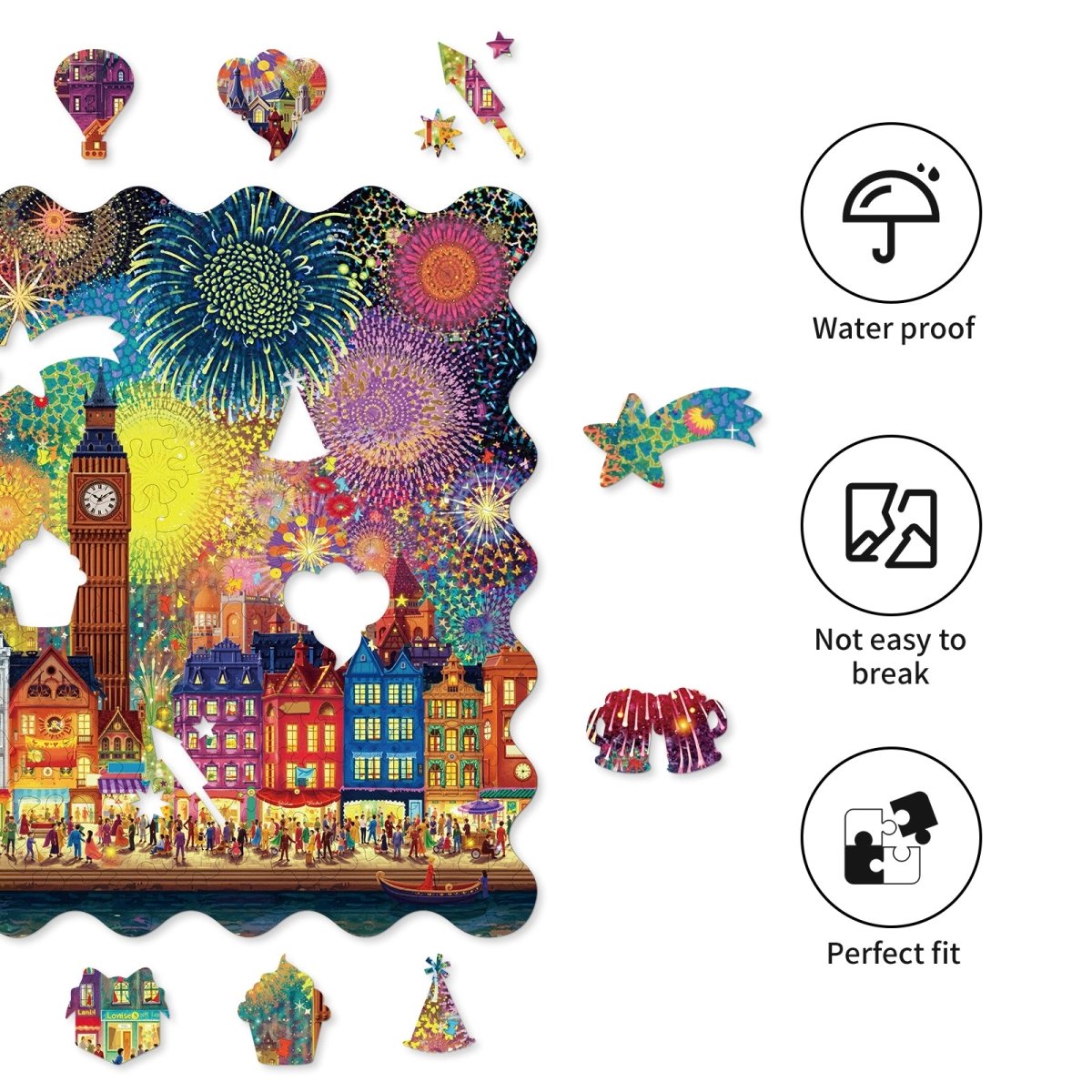 kaayee-wooden-puzzle-city-of-fireworks-holzpuzzle-m-stadt-nacht image 3