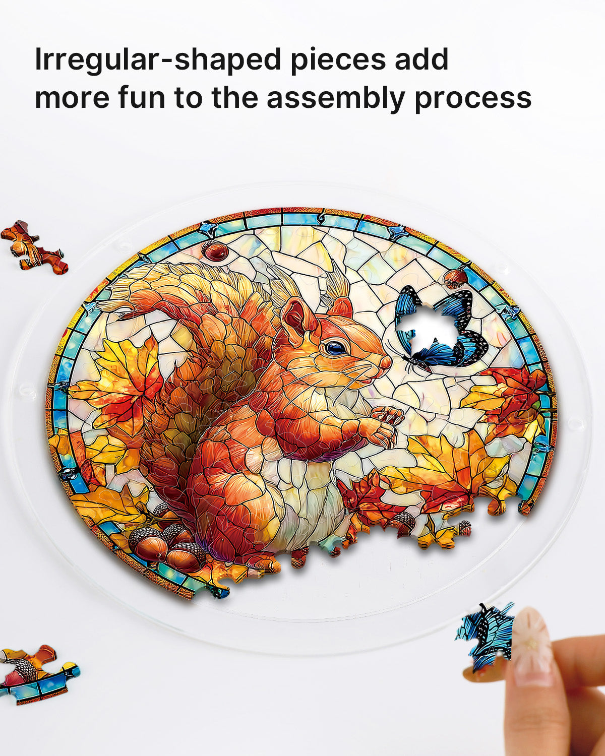 kaayee-acorn-squirrel-suncatcher-fensterbild-small-acryl image 2