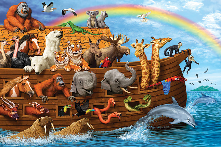 cobble-hill-floor-puzzles-noah-s-ark-bodenpuzzle-35-teile-arche-noah image 2