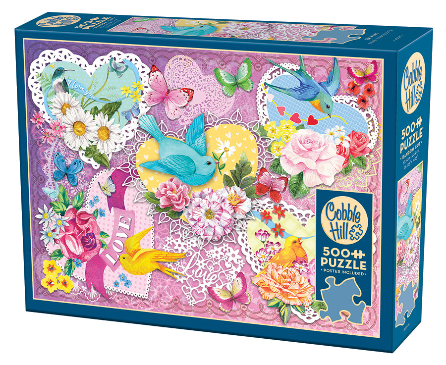 cobble-hill-be-mine-500-teile-puzzle-valentinstag-herzen image 1