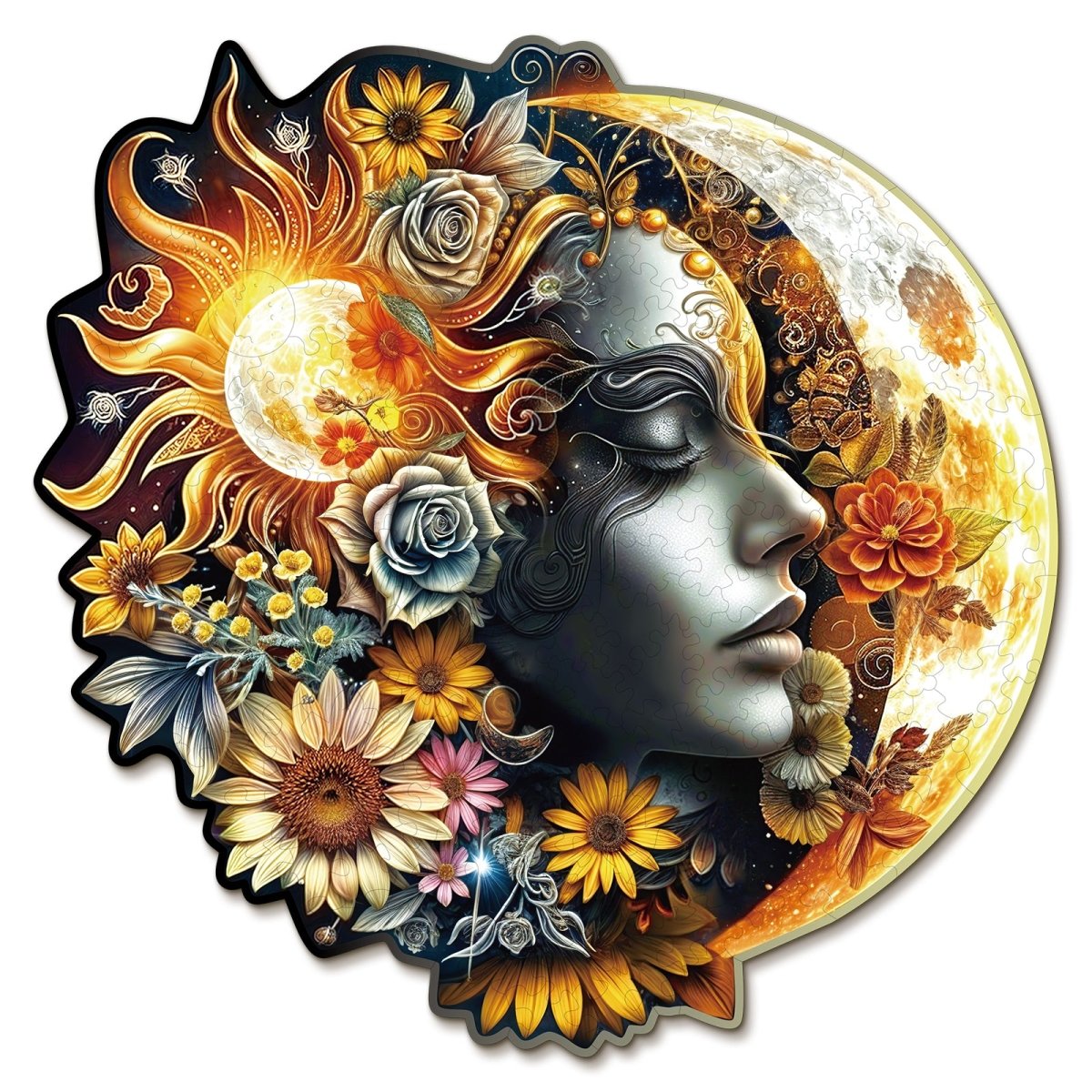 kaayee-wooden-puzzle-moon-goddess-holzpuzzle-m-sonne-mond image 1