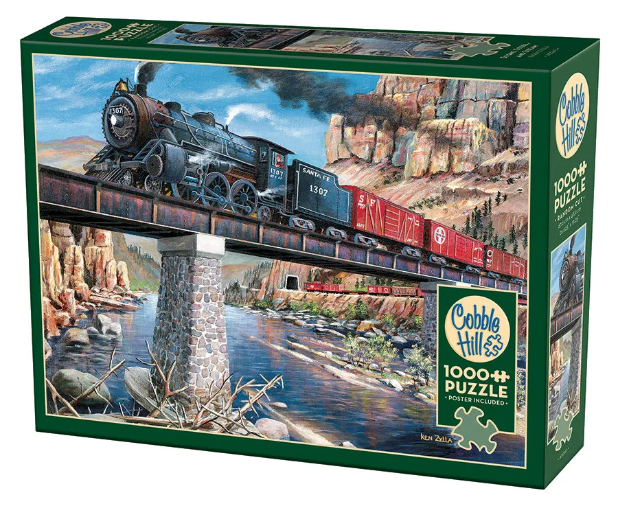 cobble-hill-stone-steel-and-steam-1000-teile-puzzle-zug image 1