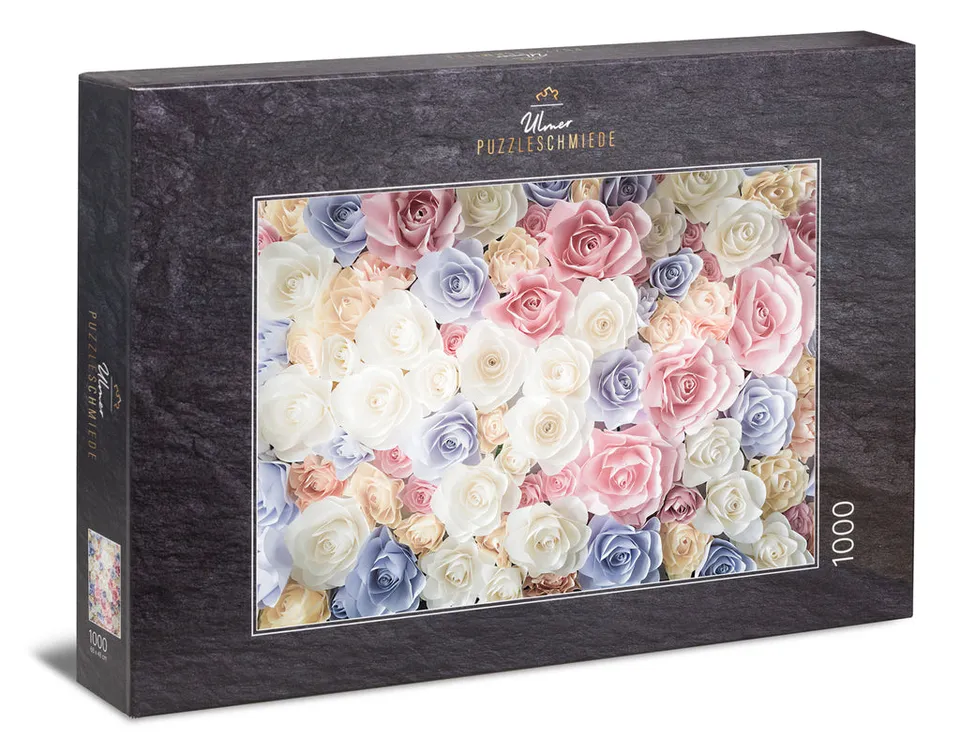 ulmer-puzzleschmiede-love-of-roses-puzzle-1000-teile-rosen image 1