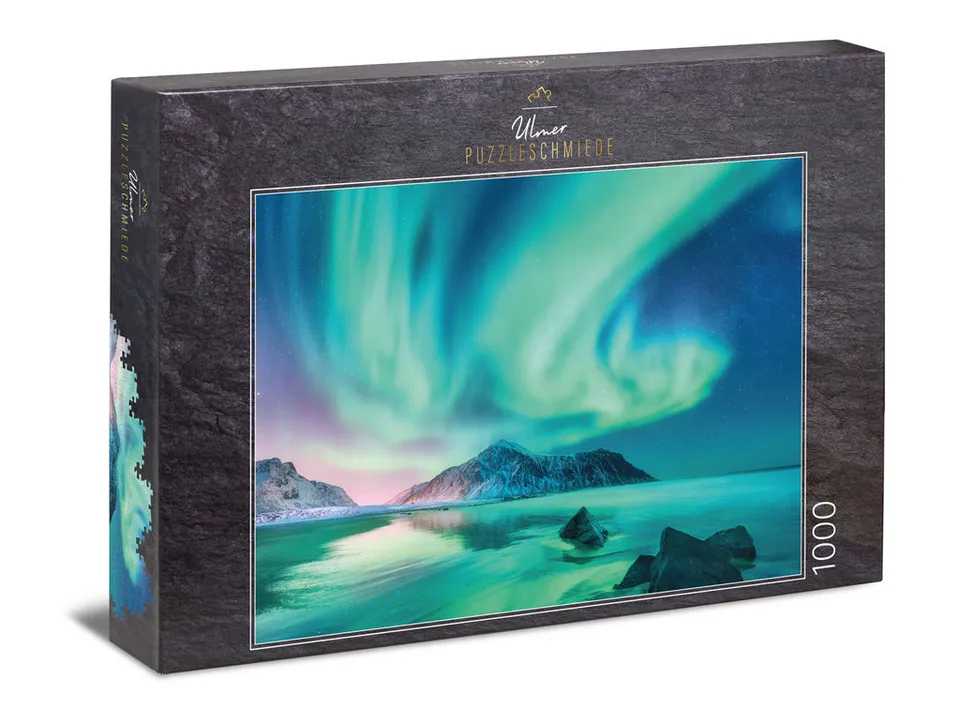 ulmer-puzzleschmiede-polarnacht-puzzle-1000-teile-nordlicht image 1