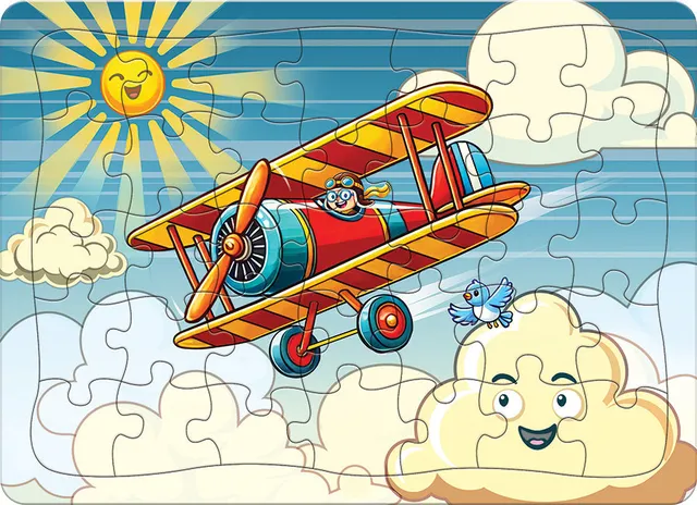 cobble-hill-tray-puzzles-happy-flight-tablettpuzzle-35-teile-flugzeug image 1