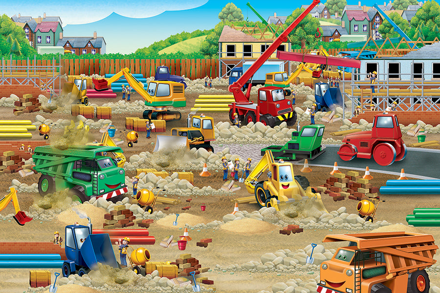cobble-hill-floor-puzzles-construction-zone-bodenpuzzle-35-teile image 2