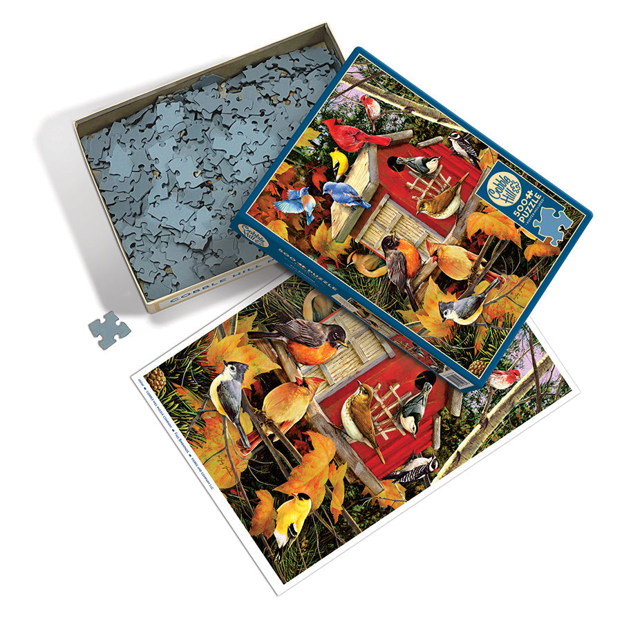 cobble-hill-fall-birdhouse-puzzle-500-teile-herbst image 3