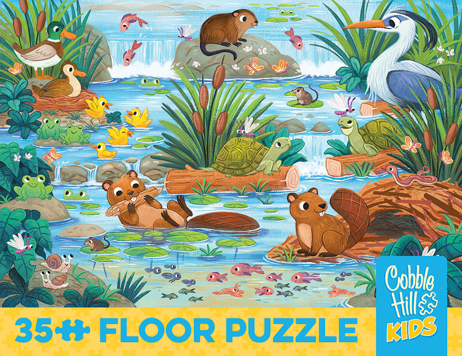 cobble-hill-floor-beaver-and-friends-bodenpuzzle-35-teile image 6