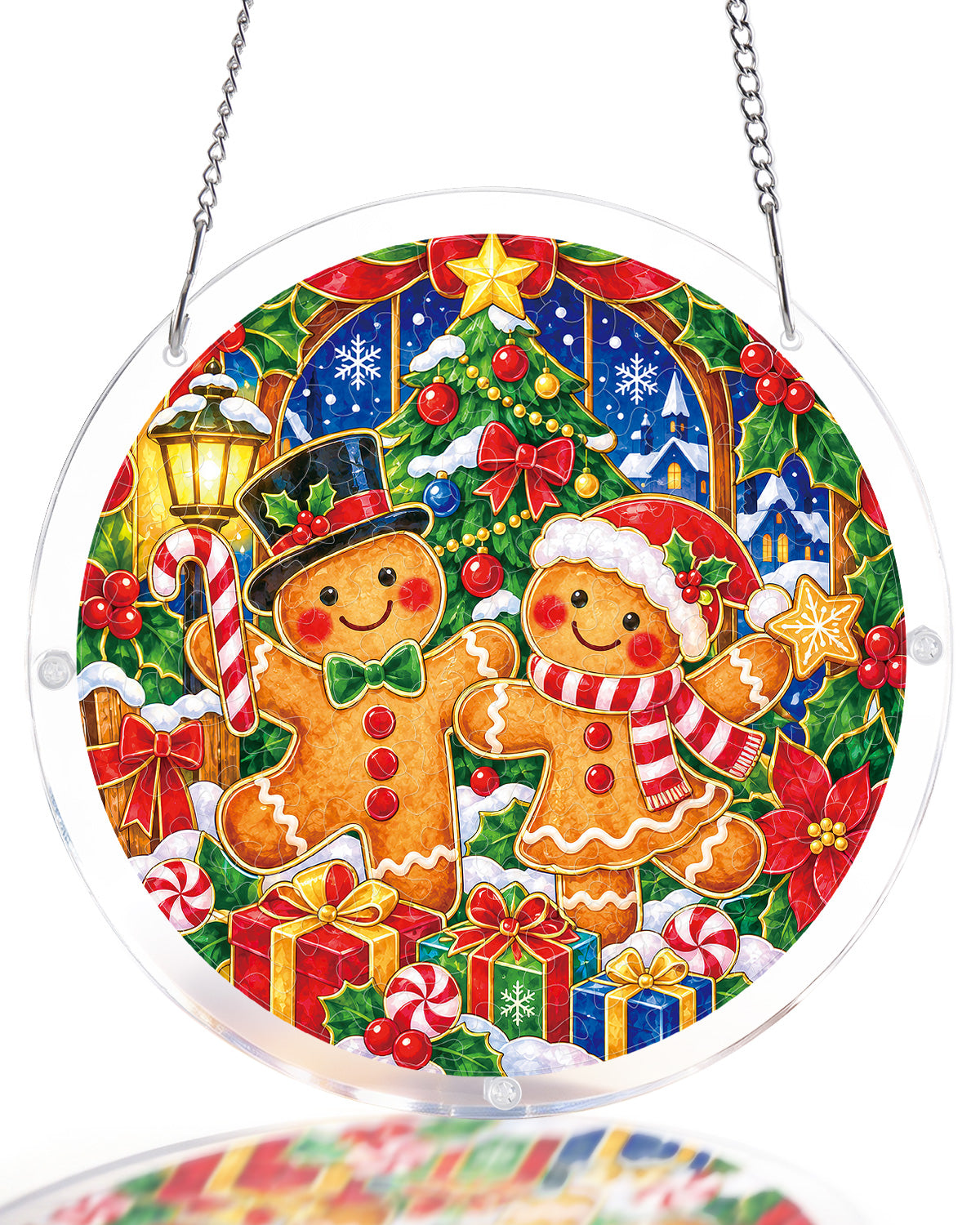 kaayee-suncatcher-puzzle-gingerbread-christmas-fensterbild-small image 1
