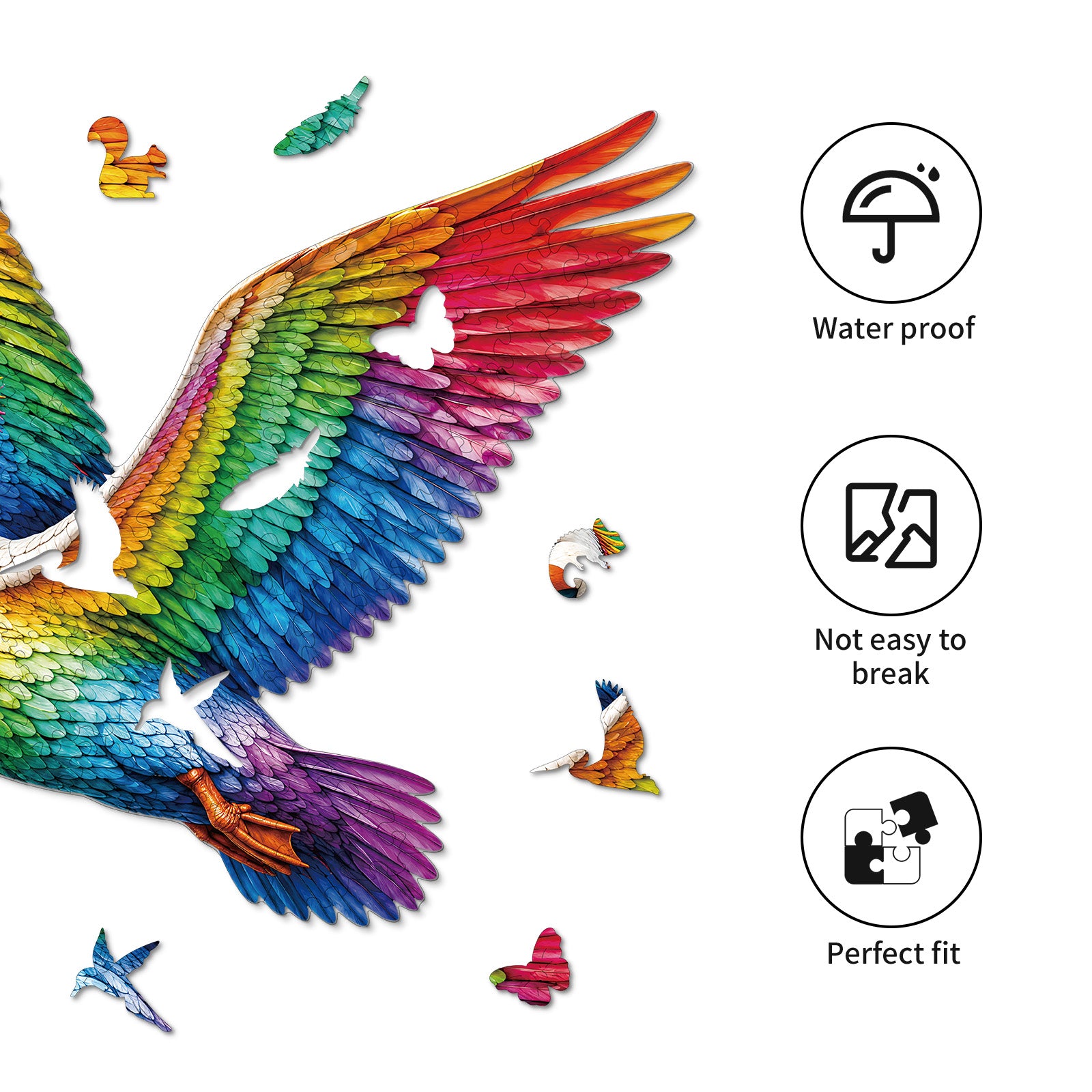 kaayee-rainbow-wings-of-wonder-holzpuzzle-medium-bunt image 2