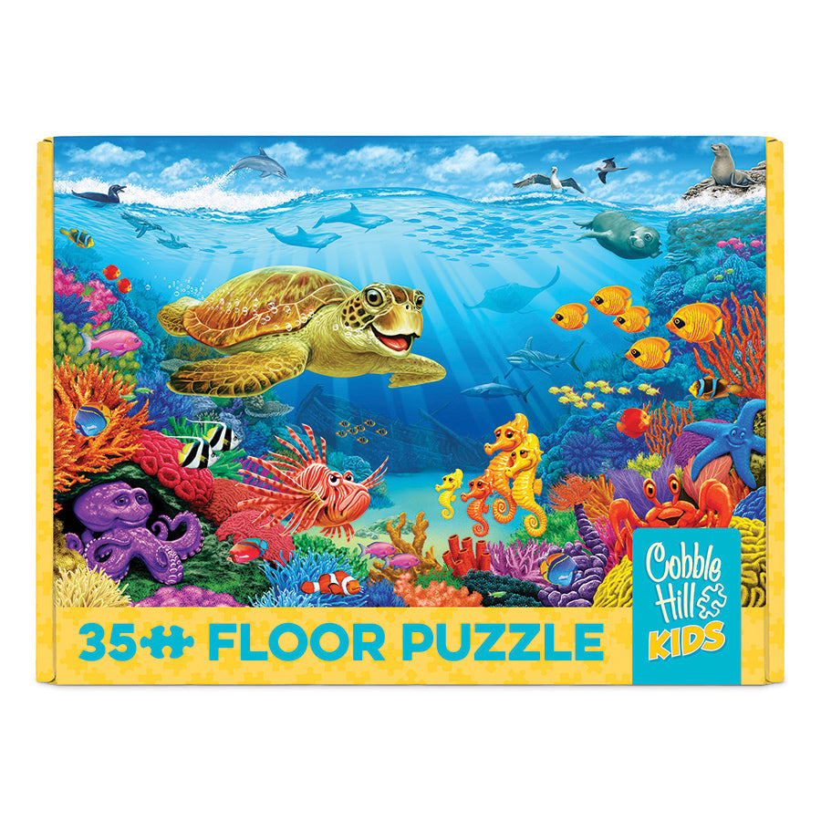 cobble-hill-floor-puzzles-ocean-reef-bodenpuzzle-35-teile-meer image 4