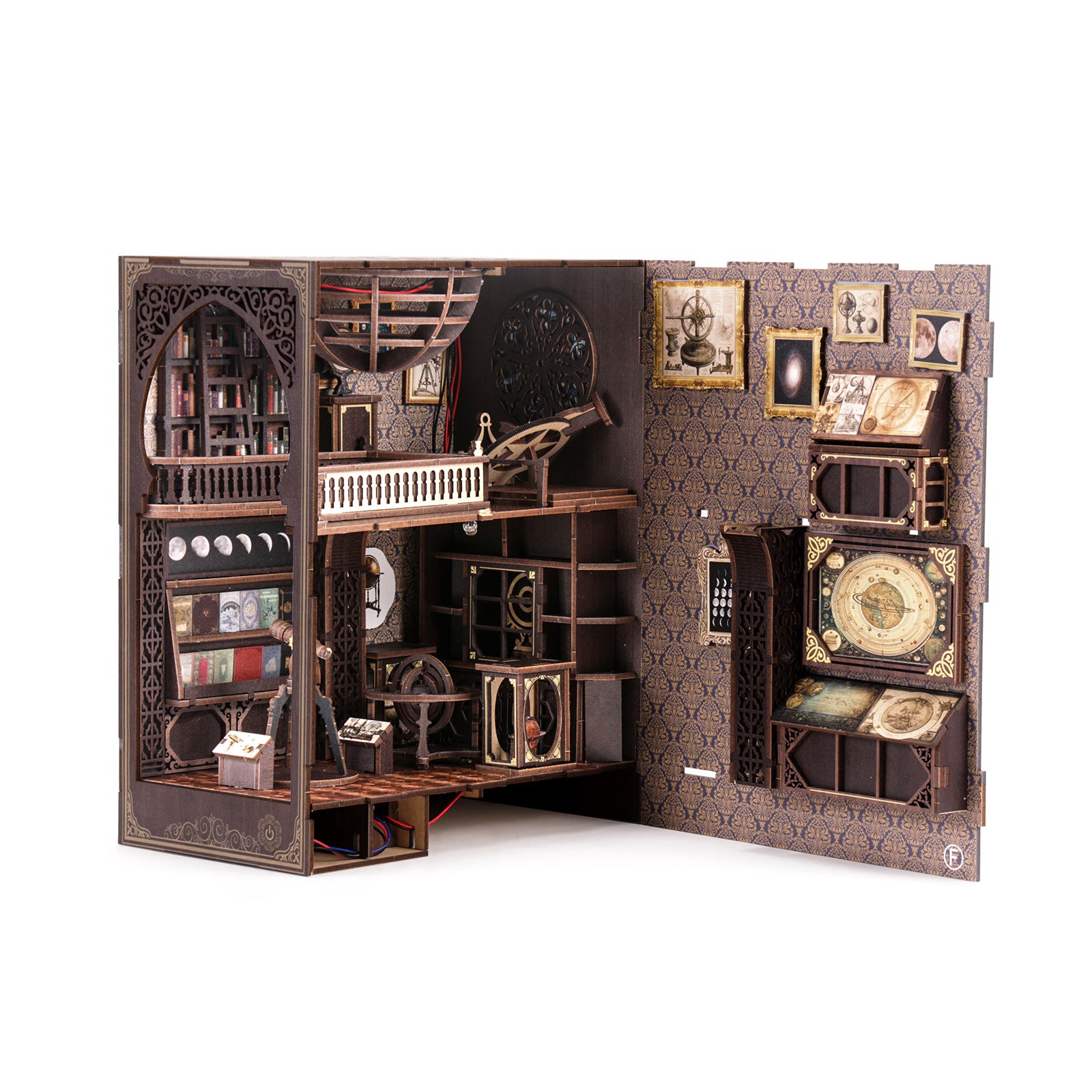 kaayee-book-nook-the-planetarium-bastelset-miniatur-mit-licht image 5