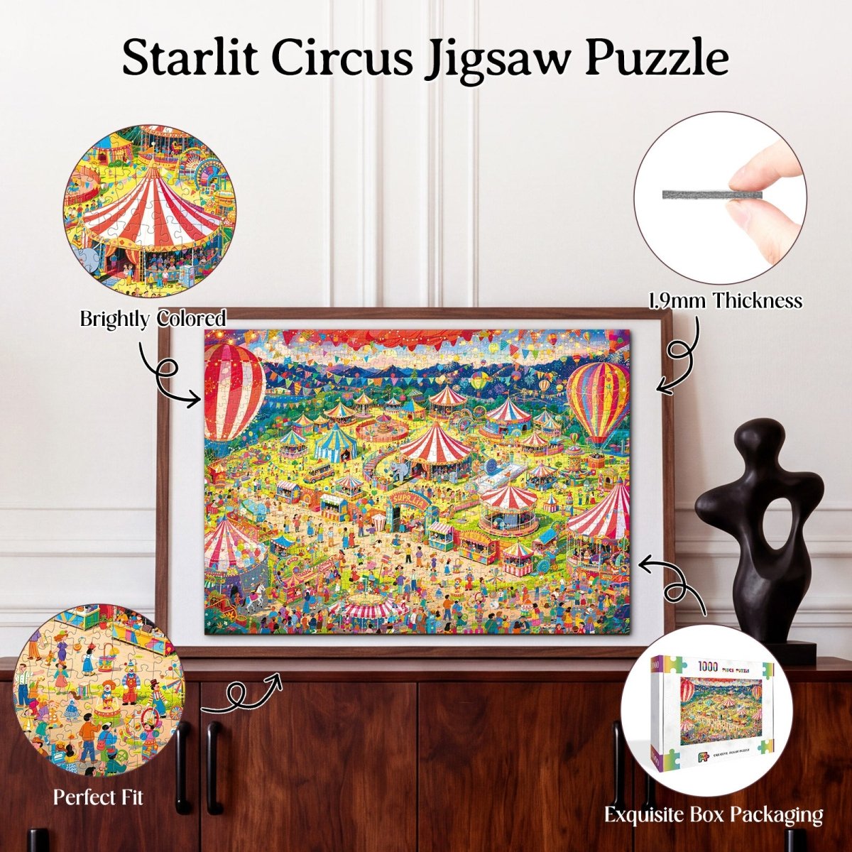 kaayee-starlit-circus-1000-teile-puzzle-standard-zirkusmotiv image 3